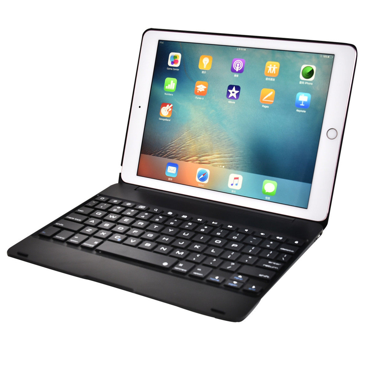 经典2017 18版平菓无线蓝牙键盘air1 2 pro9.7寸通用轻薄带保护壳
