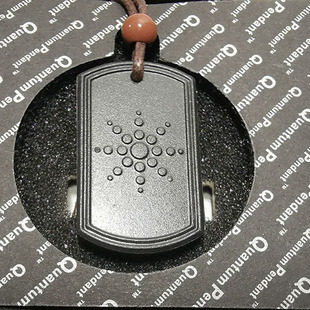 Quantum Pendant Necklace黑色方形棉绳太阳花火山石吊坠百搭饰品