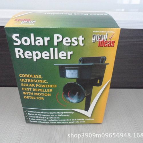 太阳能超声波驱鼠器驱猫器驱狗器