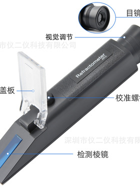 新款酒精浓度计0-80%酒度计白酒度数测量仪工业酒精浓度计折射仪