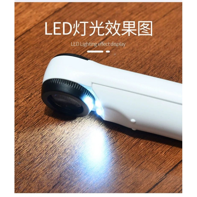 工厂直销40倍手持LED灯照明古董