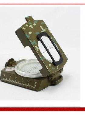 厂家直销 DC60-2A户外多功能美式指南针 绿色夜光全金属指南针