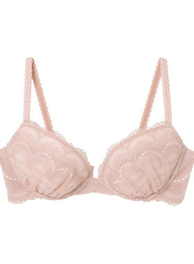 包邮 日本专柜 WACOAL华歌尔 une nana coool 自然聚拢文胸 385