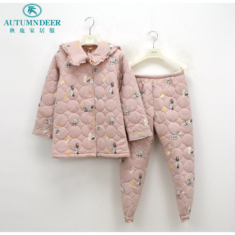 秋鹿简诗冬季儿童睡衣针