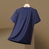冲锋短袖T恤健身运动暴汗服晨练跑步冰丝速干户外登山蓝色1508P34，男装T恤，星座1207