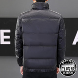 冬季简欧洲站精神小伙夹克羽绒服90%白鸭立领厚保暖外套Y9186P280，男装羽绒服，星座1207