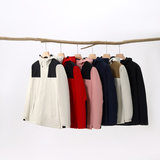 冬加绒加厚夹克美式风衣拼色连帽羽绒棉户外三防冲锋3D蓝9859P65，男装夹克，星座1207