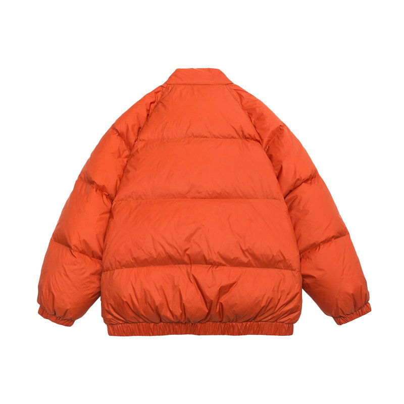 得物可二开新标鸭绒中性潮牌阔版袋口印花立领羽绒服红9171P280,男装羽绒服,星座1207