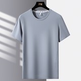 冲锋短袖T恤健身运动暴汗服晨练跑步冰丝速干户外登山藏青1508P34，男装T恤，星座1207