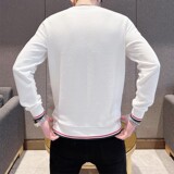 长袖男欧版大码卫衣精品商务烫钻直播套头休闲圆领商务卡9751P45，男装卫衣，星座1207
