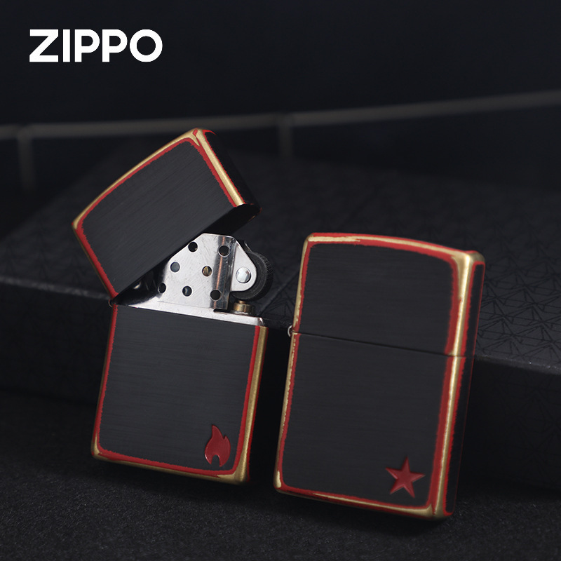 zippo芝宝zoipp打火机zooip正品zoopo煤油zoopp纯铜zopio原装火苗