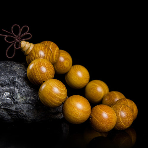 汽车档位珠拓木黄金檀木佛珠手串檀香车内挂件车载排挡珠文玩摆件