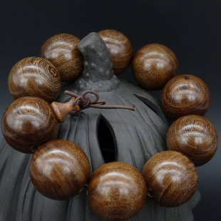 汽车档位珠金丝檀木手串文玩档把珠平安手链饰品轿车挂件佛珠挂饰