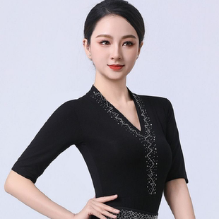 PYX-793新款春夏形体训练服装气质礼仪走秀导师仪态模特上衣