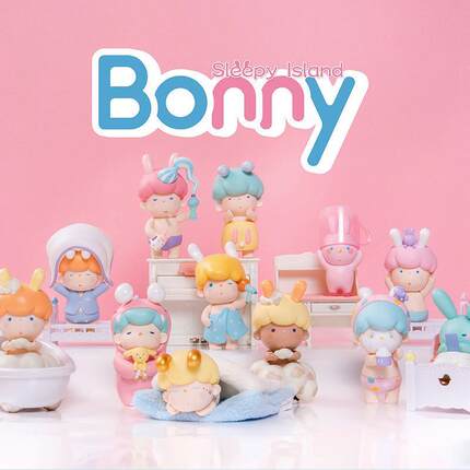 正品bunny 睡意岛系列盲盒吹干干孤独岛魔法潮玩公仔泡泡玛特隐藏