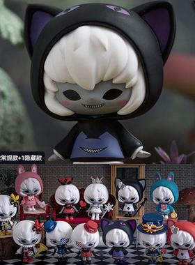 正品19八3艾比茹仙境奇遇盲盒系列潮玩具公仔摆件白发女孩心礼物