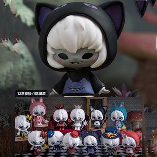 正品19八3艾比茹仙境奇遇盲盒系列潮玩具公仔摆件白发女孩心礼物