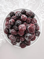 Fresh frozen blackberries 1000g, frozen raspberries, black raspberries, fresh fruits quick-frozen, juiced, fitness, fruits for pregnant women thumbnail 4