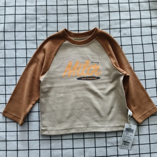 米乐熊儿童春秋冬长袖 清仓MW0208SC4 T恤断码