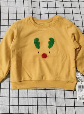 米乐熊双层儿童圆领卫衣MS0691SC19