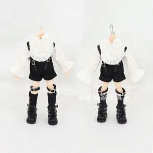 妖精体娃衣 D妹D男 Bjd 0B11男12分阿巳体适用欧风衬衣哥特衬衫