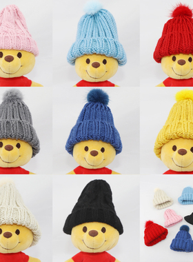 迪士尼米奇米妮维尼熊等nuimos关节可动公仔衣服配饰多色选毛球帽