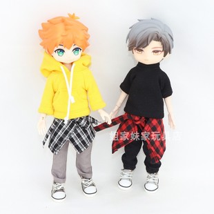 阿巳3.0北冥娃衣修罗丸衣服小雷体8分bjd娃娃西西里扎克休闲屁帘