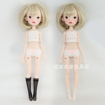 blyth小布衣bjd袜子蓝豆豆娃衣