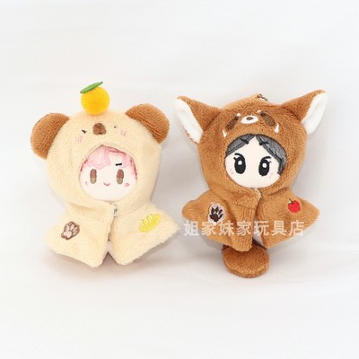 5cm娃衣8cm棉花娃娃着替斗篷