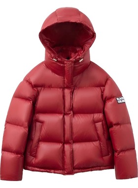 BLACK＆COLO羽绒服女2025冬天新款小个子短款加厚面包服肯豆海莉