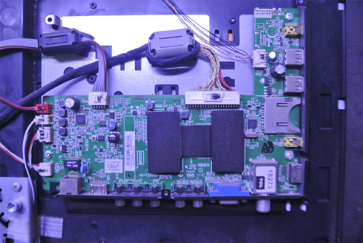 TCL 42D11 拆机主板 40-F2500D-MAB2HG 屏LVF420AUDX