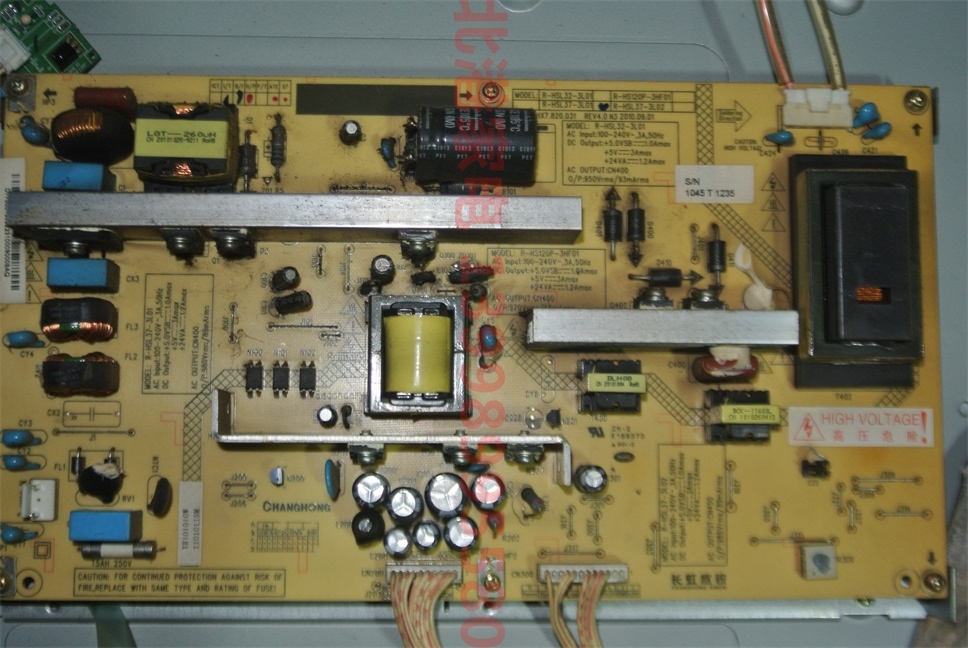 长虹 LT37710 电源板 R-HSL37-3L01 HX7.820.031