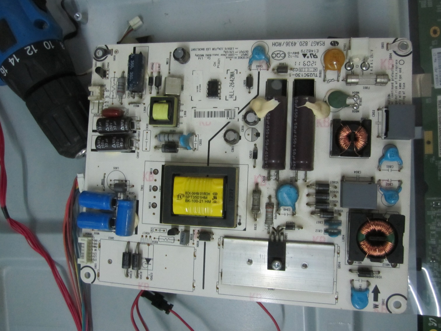 海信LED32K200 LED32K300拆机电源板 RSAG7.820.4936 非代用