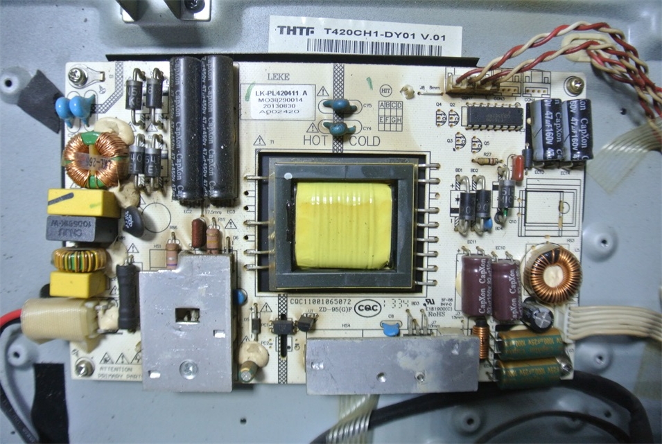 同方 LE-42TM1900D 拆机电源板 LK-PL420411 A