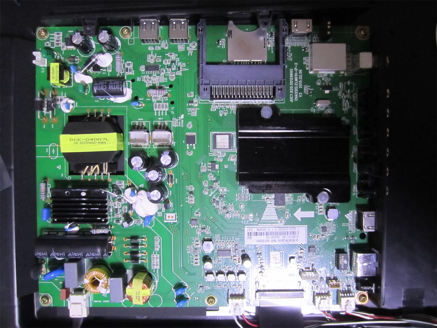 长虹3D93000iD 43A1拆机一体主板JUC7.820.00129695