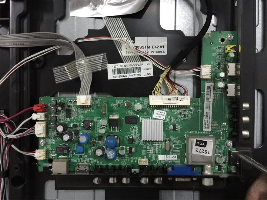 TCL L43F3320/L55/L48F3300-3D 主板 40-MS28L2-MAB2XG(H)