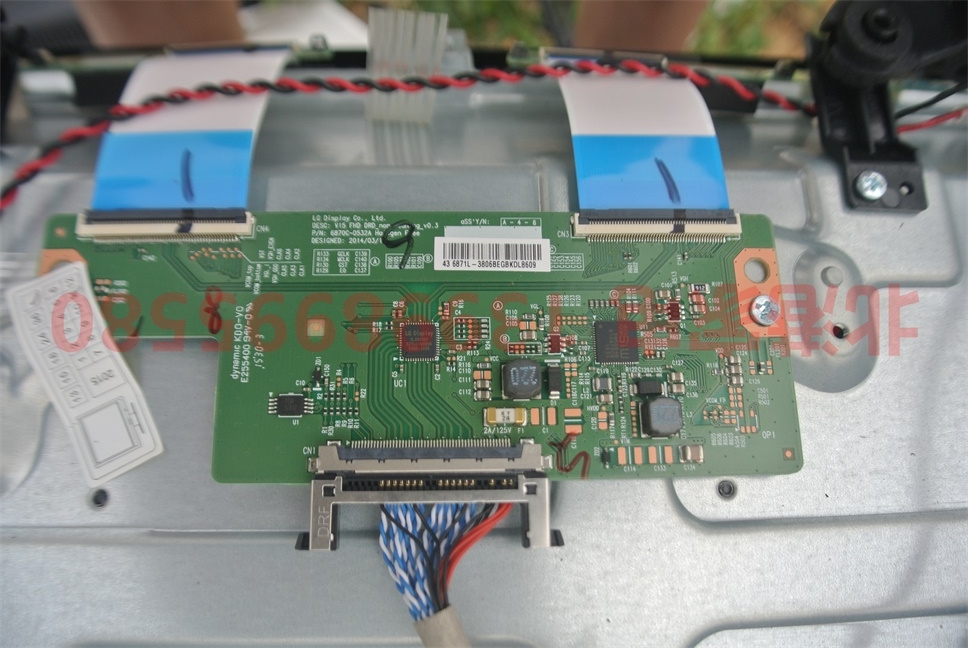 海尔43CH6000 43Q1F拆机LG逻辑板 6870C-0532A