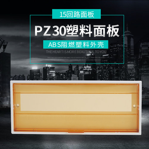 PZ30配电箱面板空开关盒盖板15回路204弱16强电箱盖子10位2塑料20