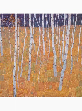 格若斯曼David Grossmann 油画高清图集极简风景画装饰插画素材