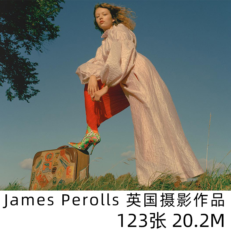 James Perolls英国摄影师时尚人物肖像梦幻胶片质感摄影素材