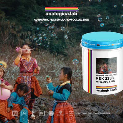 Kodak Vision3 2383复古柯达胶片模拟调色LUT预设 Analogica Lab