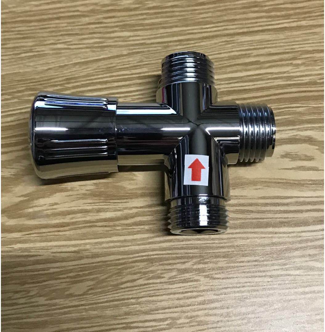 正品美标浴缸龙头配件CF-9171淋浴柱三通雨淋组件切换阀图片