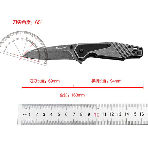 纳道ND001小折刀不锈钢G10手柄