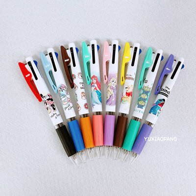 迪士尼人物jetstream三色圆珠笔