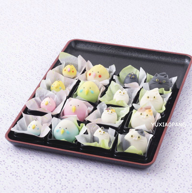 御果子司红谷三宅和果子日本万代BANDAI正版扭蛋猫咪小鸟团子挂件,模玩/动漫/周边/娃圈三坑/桌游,盒蛋/扭蛋/联名摆件,淘宝优惠券,粉丝福利购,淘宝优惠卷