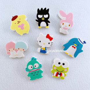 star限量树脂微浮雕小夹子票据夹 太阳星sun 三丽鸥人物限定 日本