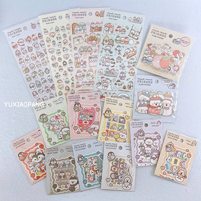 冬日雪人系列PET/纸贴纸手账素材