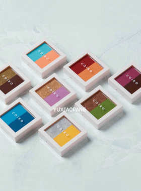 色彩的乐趣限定 日本 太阳星限量COIRO双色拼色油性颜料印台印泥