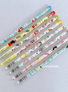 蜡笔小新三丽鸥限定 日本制 ts-fa限量款木铅笔圆杆2B黑色芯