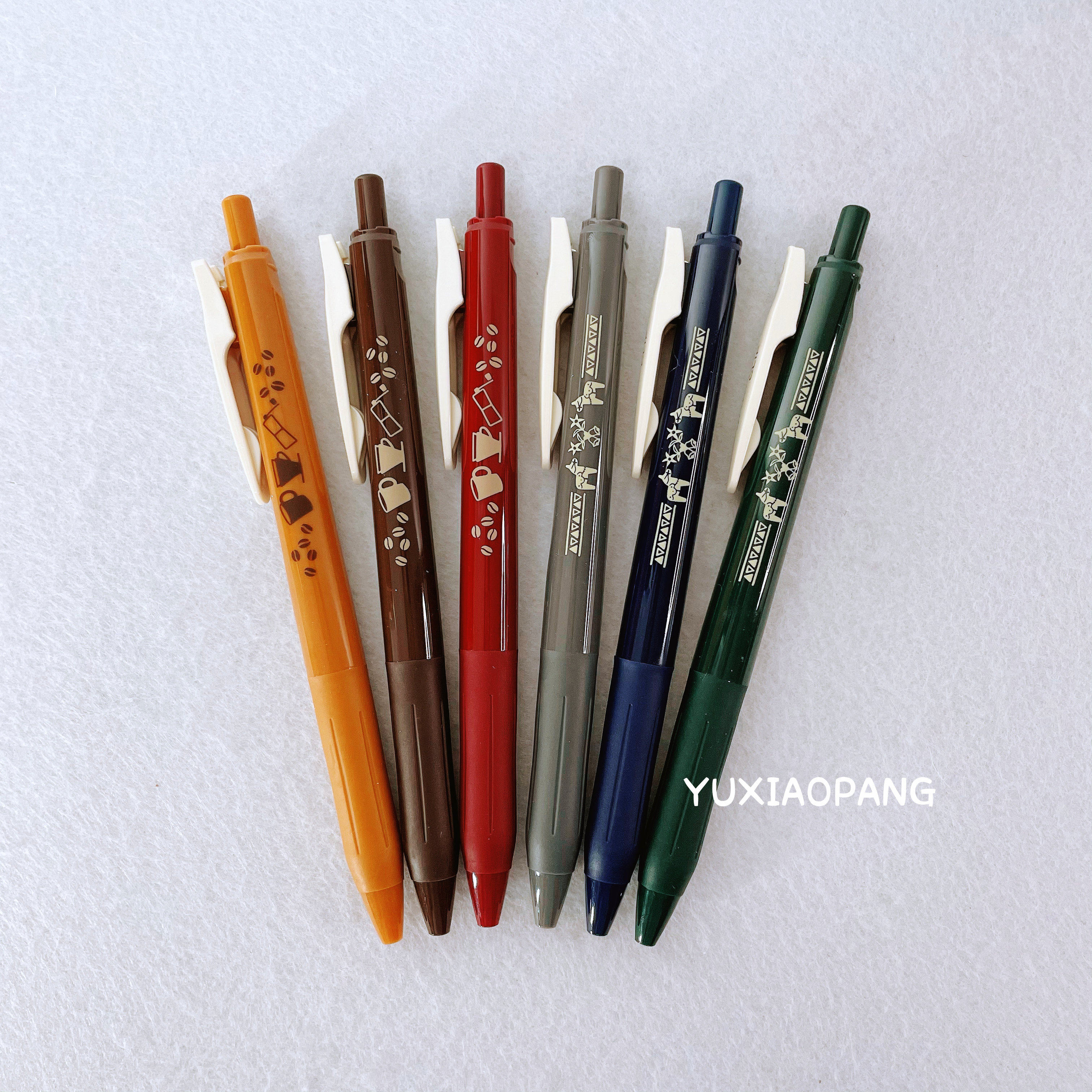 咖啡小马驹限定 日本 zebra斑马sarasa复古色中性笔0.5mm三支装